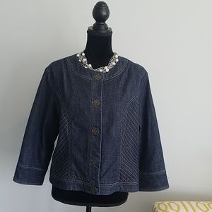 Anne Klein Size 14 Denim Jacket